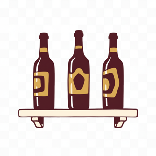 Wine shelf scanning icon